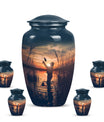  father son fishing urn]