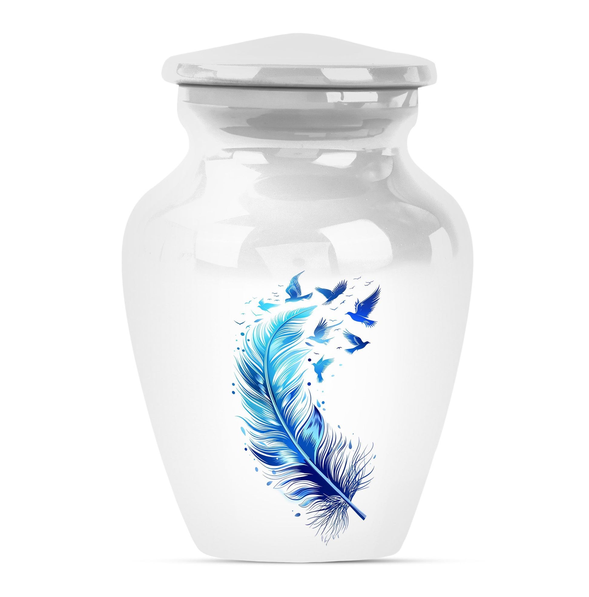 feather urn