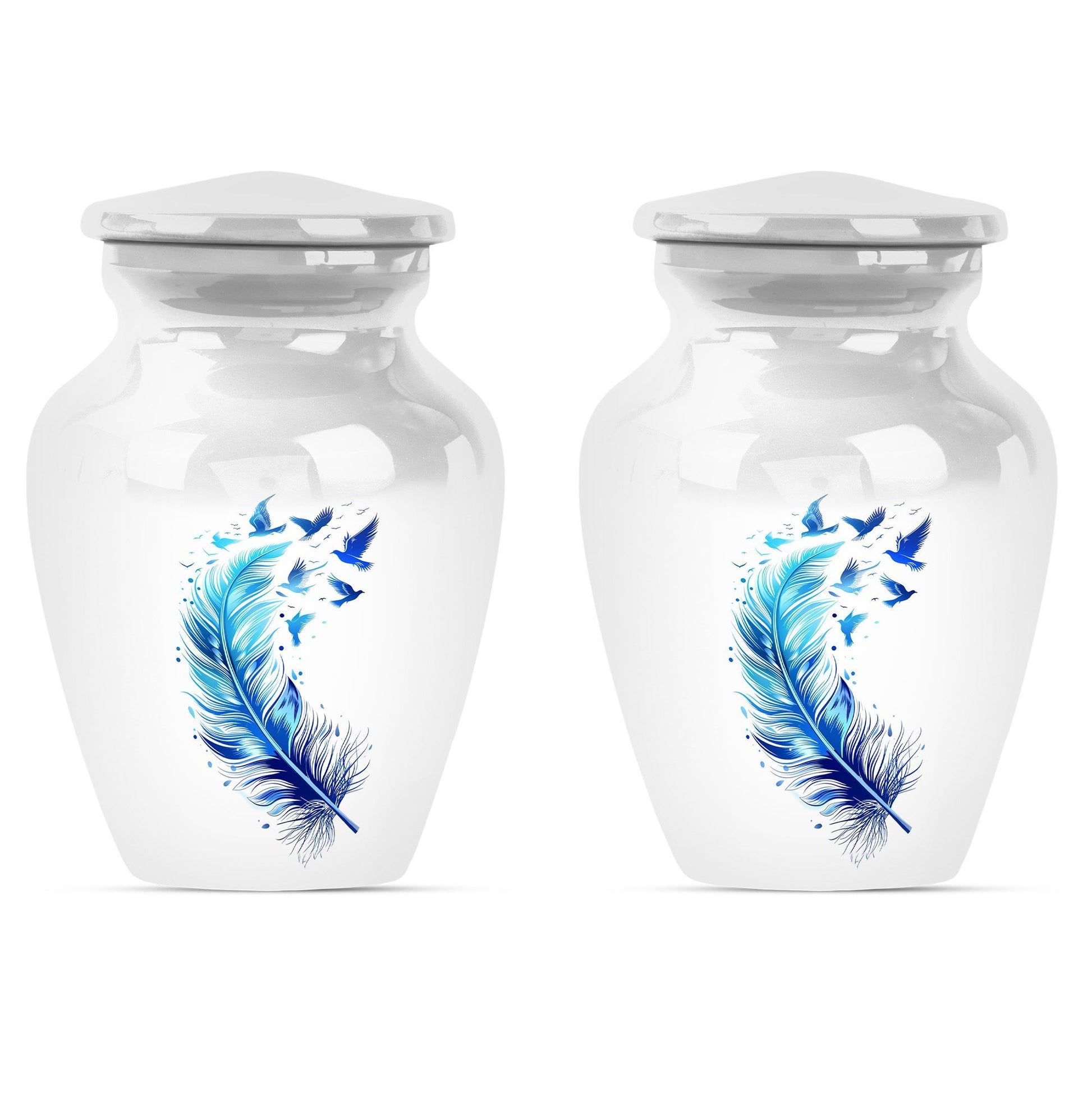 feather urn