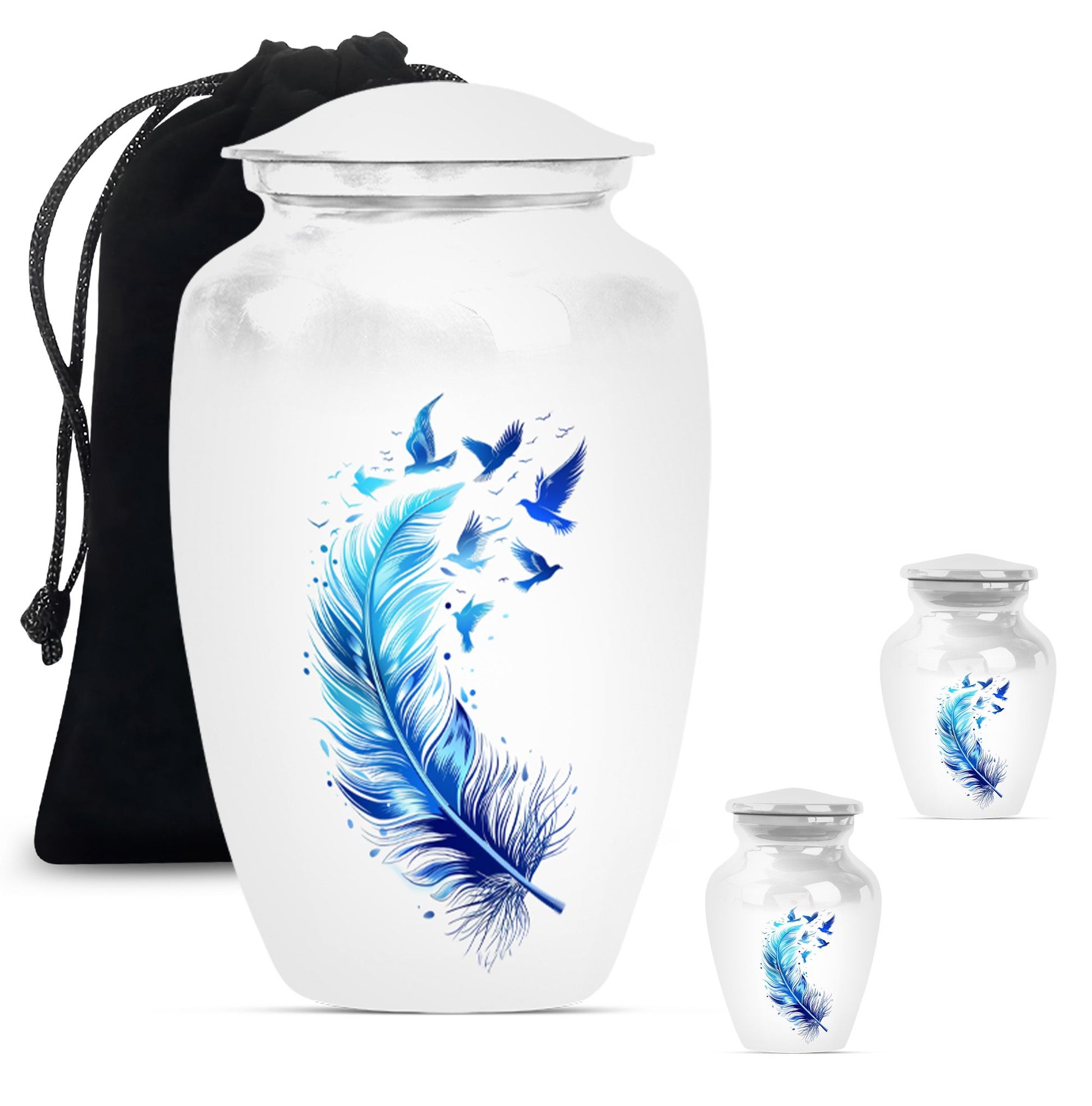 feather urn