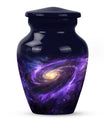 Classic 10-inch Galaxy Urn in Purple Meadow theme for ash