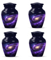 Classic 10-inch Galaxy Urn in Purple Meadow theme for ash