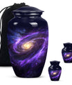 Galaxy Theme Large Urn With 2 Keepsake Urn
