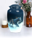 10-inch tiger urn, classic large burial urn for women.