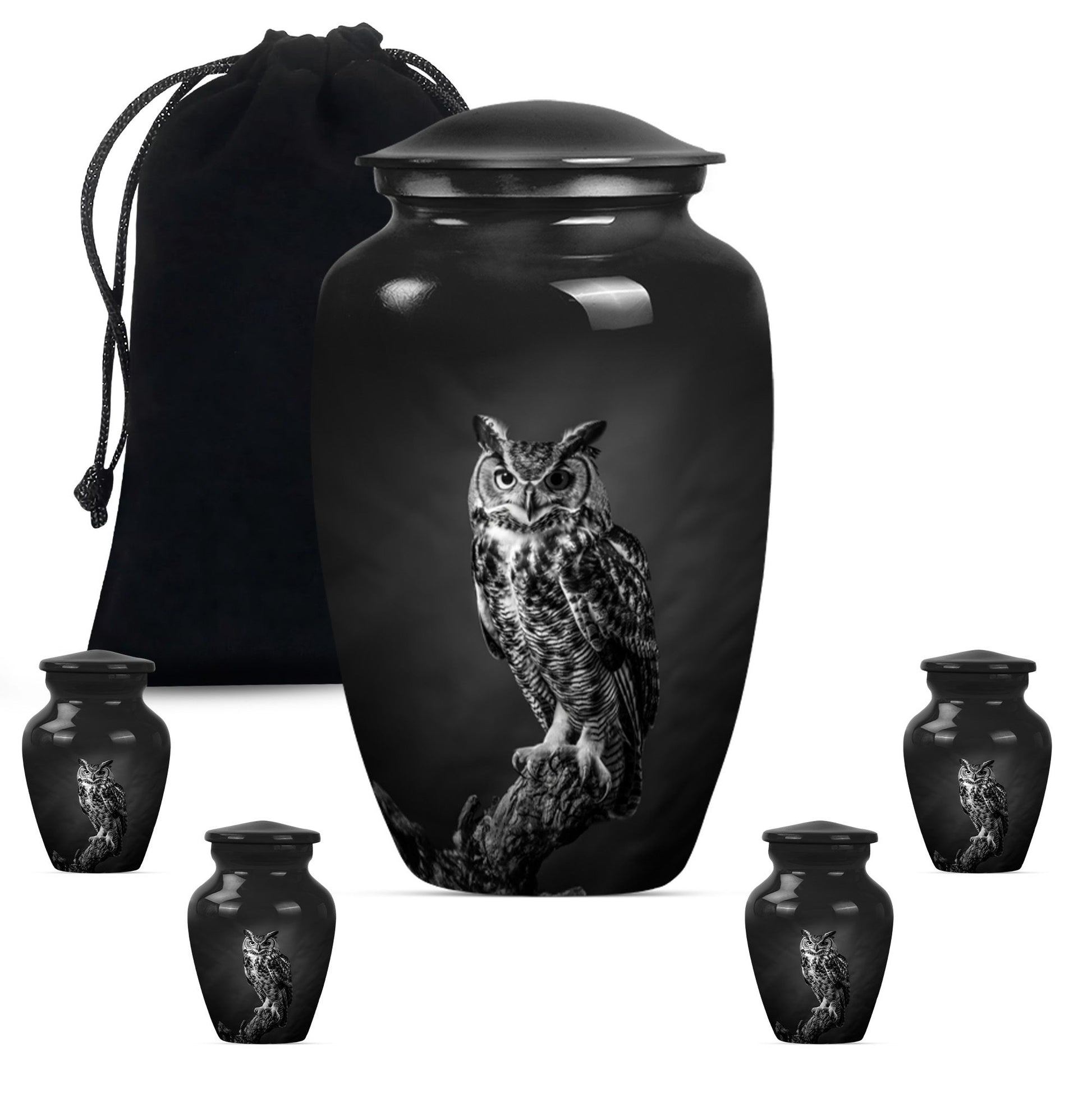 Large Owl urn