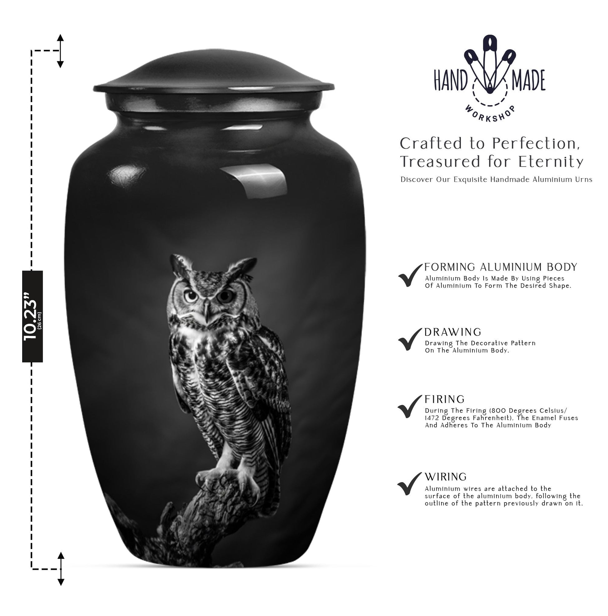 Large Owl urn