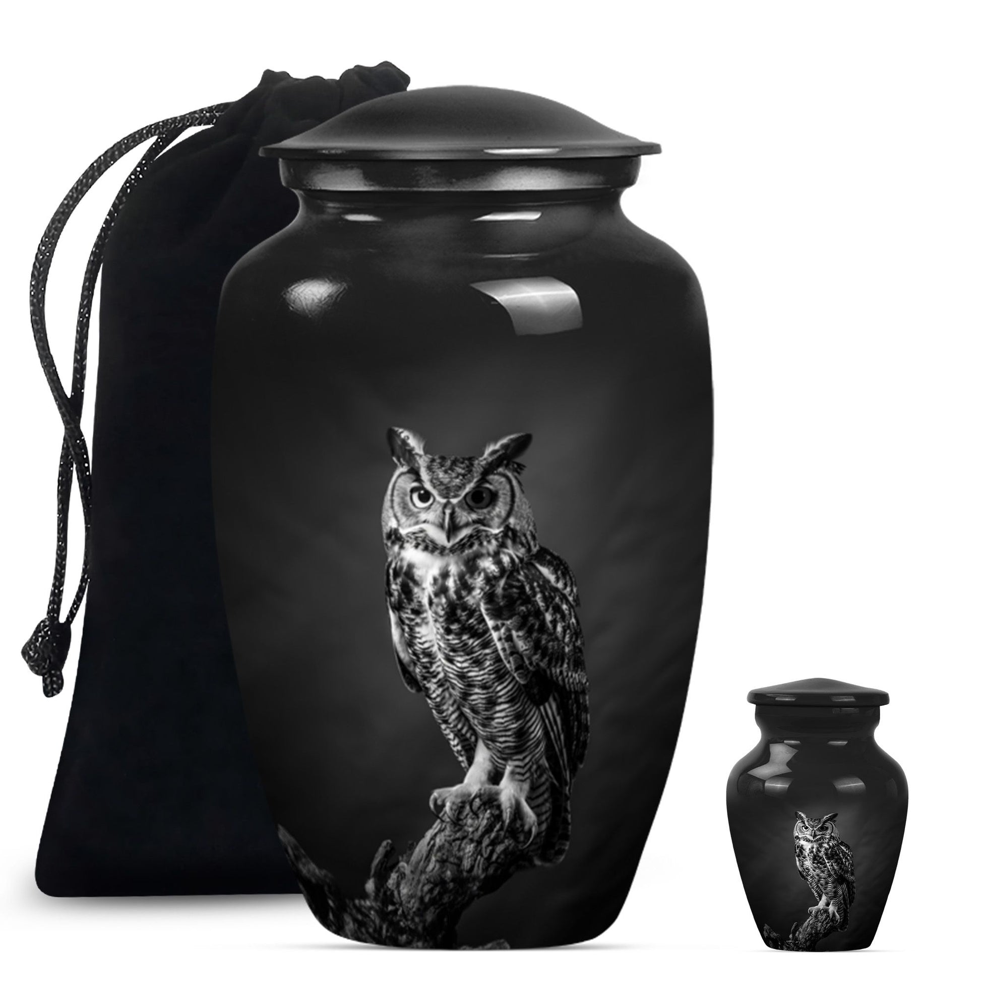 Large Owl urn