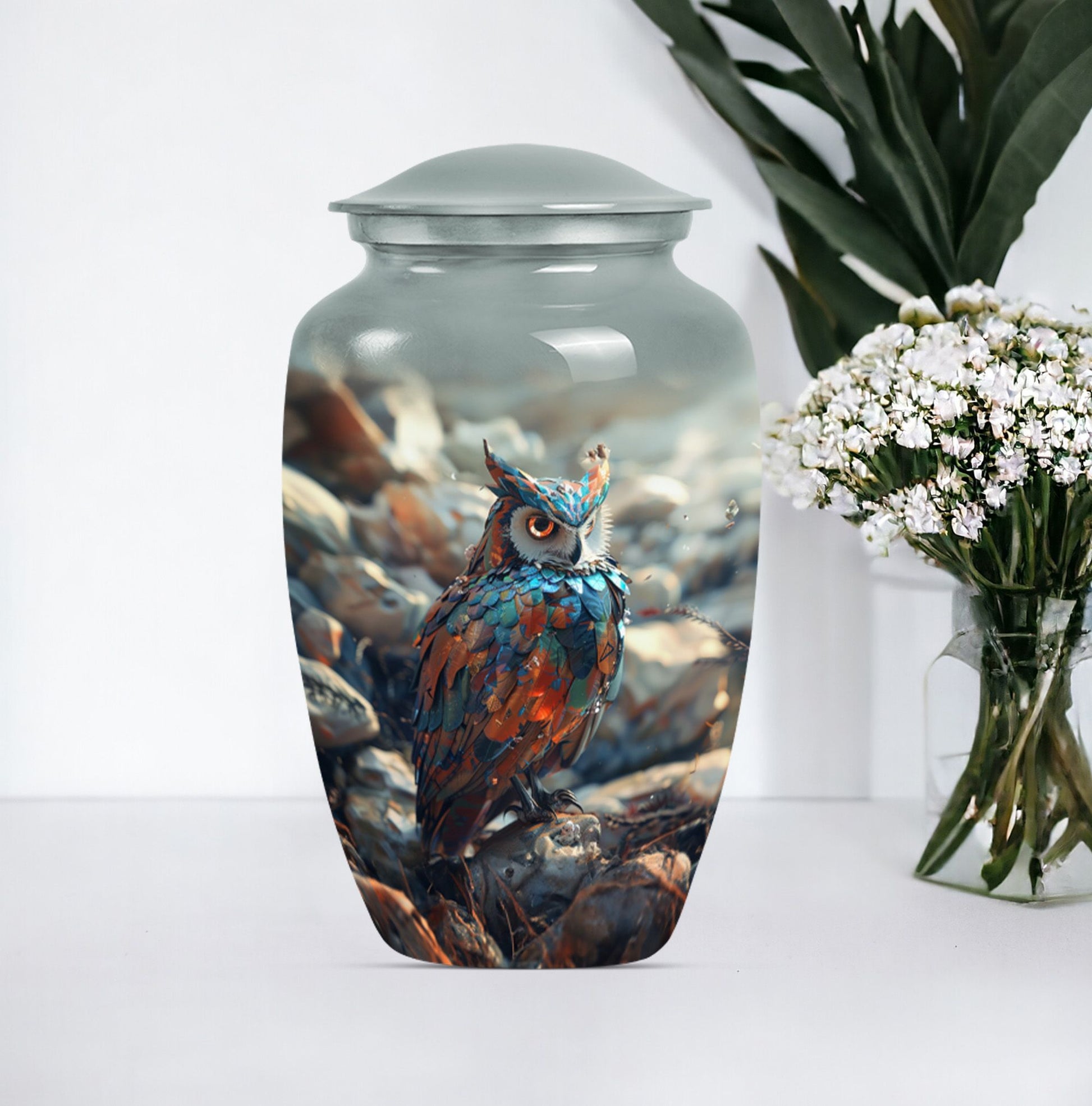 owl urn for ashes