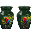 Classic Macaw Parrot Urn, for burial of cremation ashes.