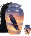 EAGLE Urn, 10 Inch cremation urn for adult female