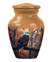 10-inch classic EAGLE Urn, aluminum cremation urn.