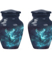 Classic 10-inch deer urn, large cremation urn for ashes.