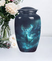 Classic 10-inch deer urn, large cremation urn for ashes.