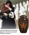 mapple leaf urn, funeral urn for men ashes,