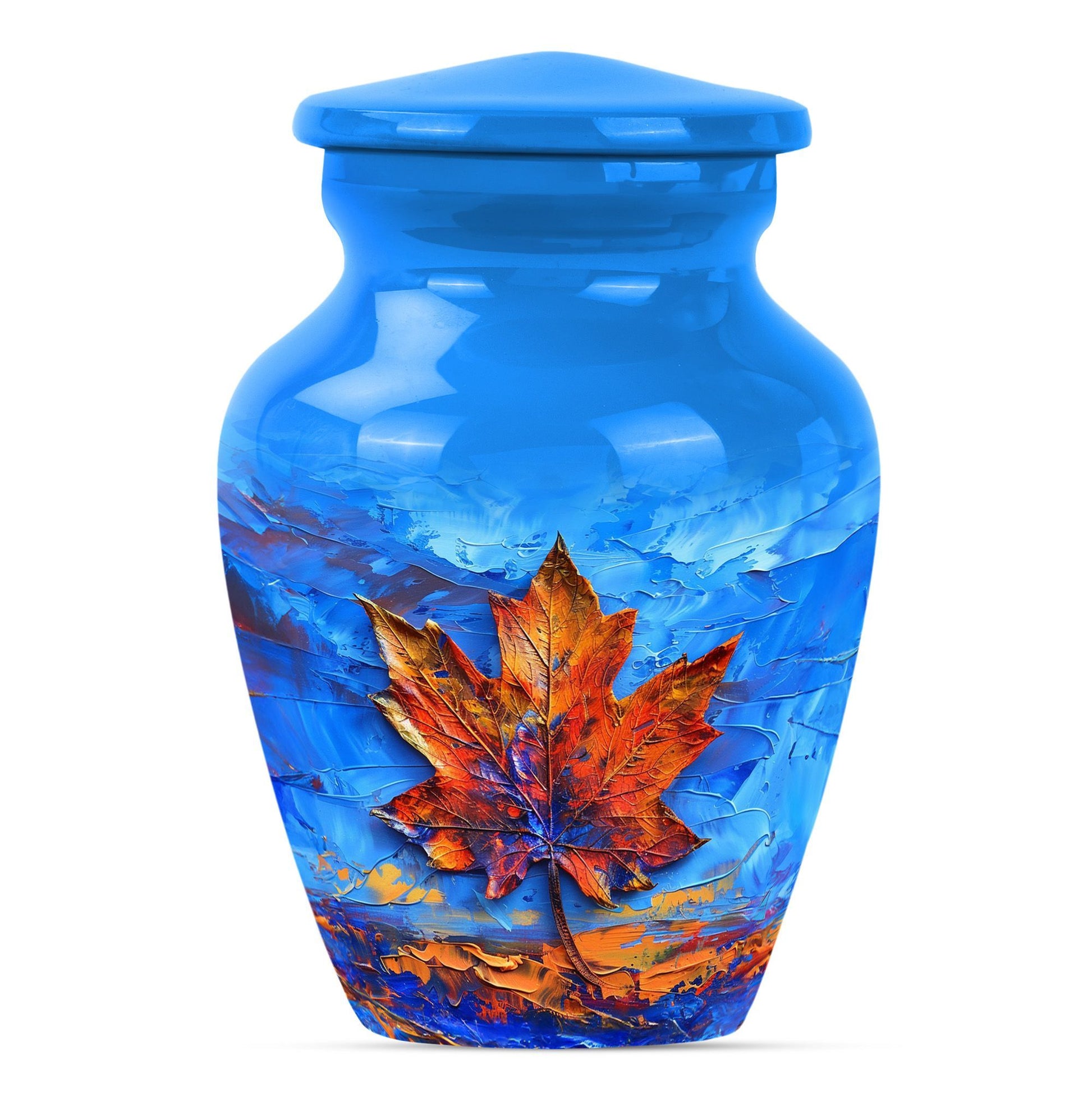 Maple Leaf Urn for Women's Ashes 