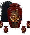 Mapple leaf Classic Memorial Urn for male adults.