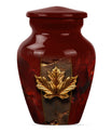 Mapple leaf Classic Memorial Urn for male adults.