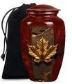 Mapple leaf Classic Memorial Urn for male adults.