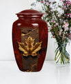 Mapple leaf Classic Memorial Urn for male adults.