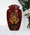 Mapple leaf Classic Memorial Urn for male adults.