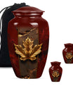 Mapple leaf Classic Memorial Urn for male adults.