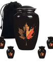 mapple leaf urn for adult male cremation ashes