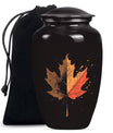 mapple leaf urn for adult male cremation ashes