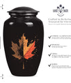 mapple leaf urn for adult male cremation ashes