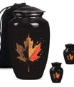 mapple leaf urn for adult male cremation ashes