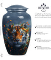 tiger urn for cremation ashes