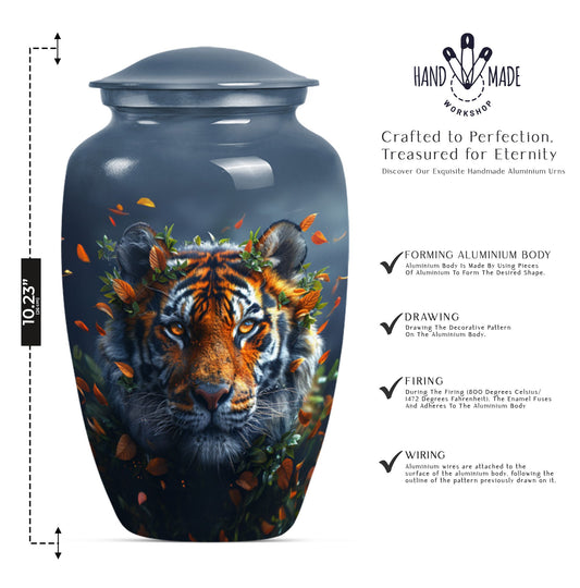 tiger urn for cremation ashes