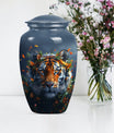 tiger urn for cremation ashes