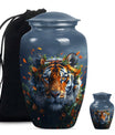 tiger urn for cremation ashes