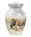 Classic 10-inch tiger urn, memorial urn