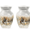 Classic 10-inch tiger urn, memorial urn