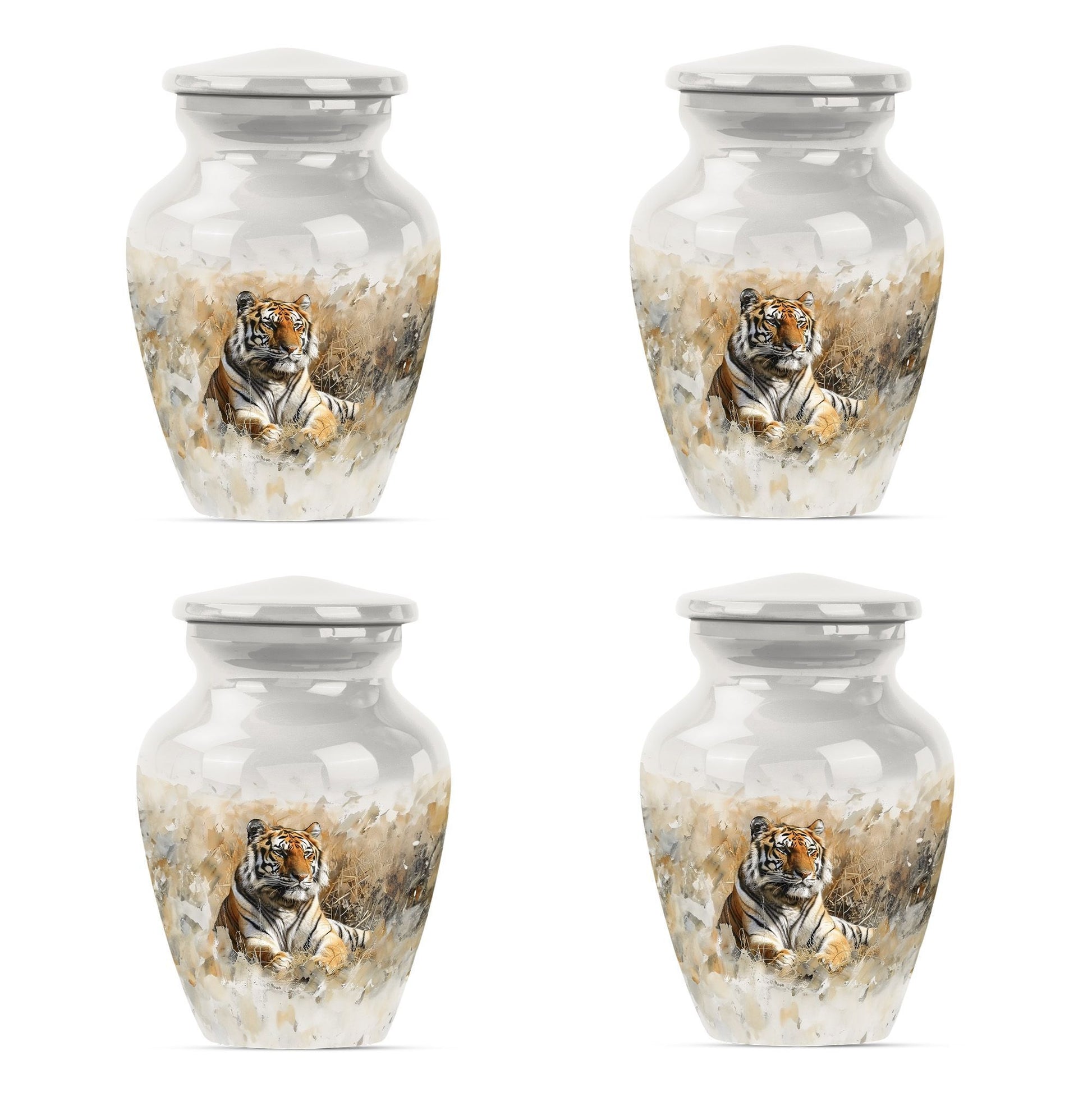 Classic 10-inch tiger urn, memorial urn