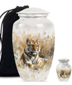 Classic 10-inch tiger urn, memorial urn