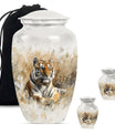 Classic 10-inch tiger urn, memorial urn