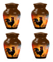 Chicken Theme 3 Inch Keepsake Pack of 4