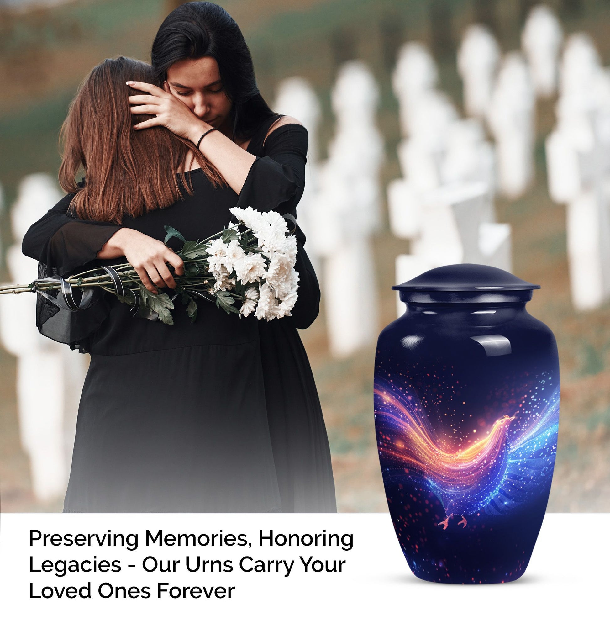 Classic 10-inch chicken urn for cremation