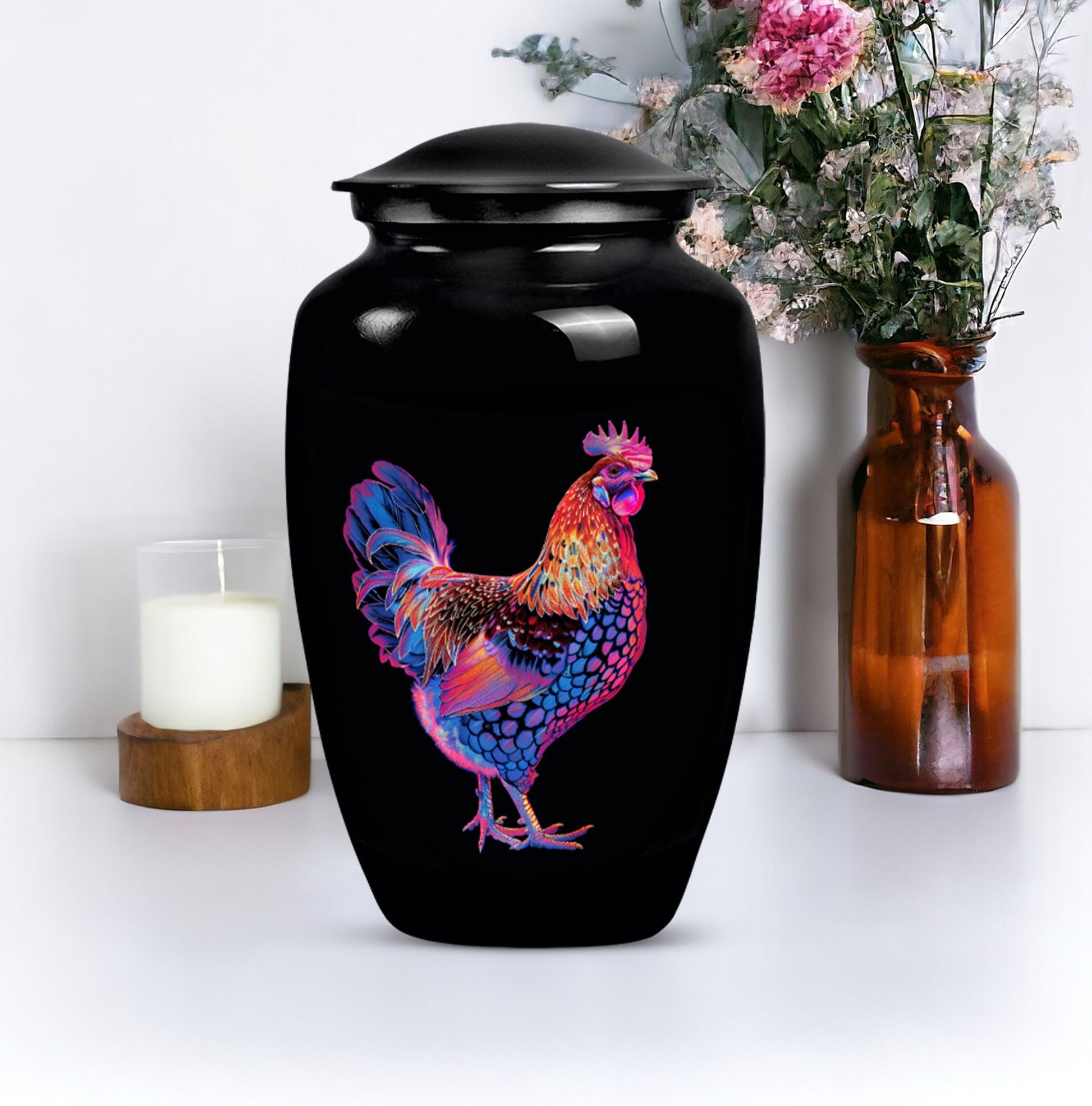 chicken urn for adult ashes