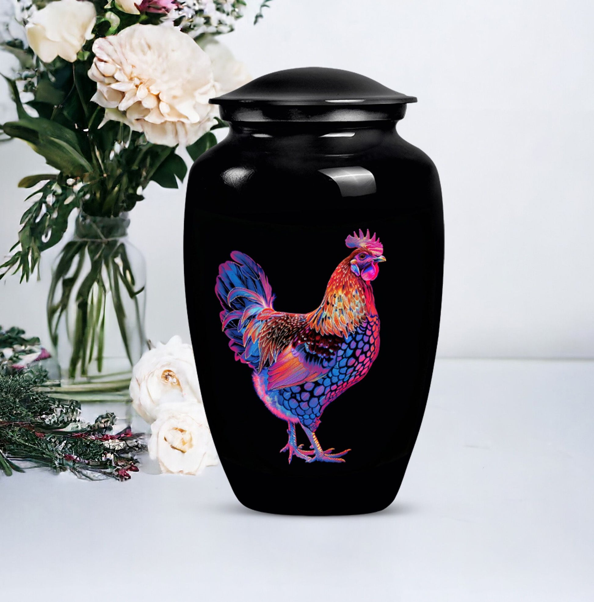 chicken urn for adult ashes