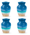 Beach Theme 3 Inch Keepsake Pack of 4