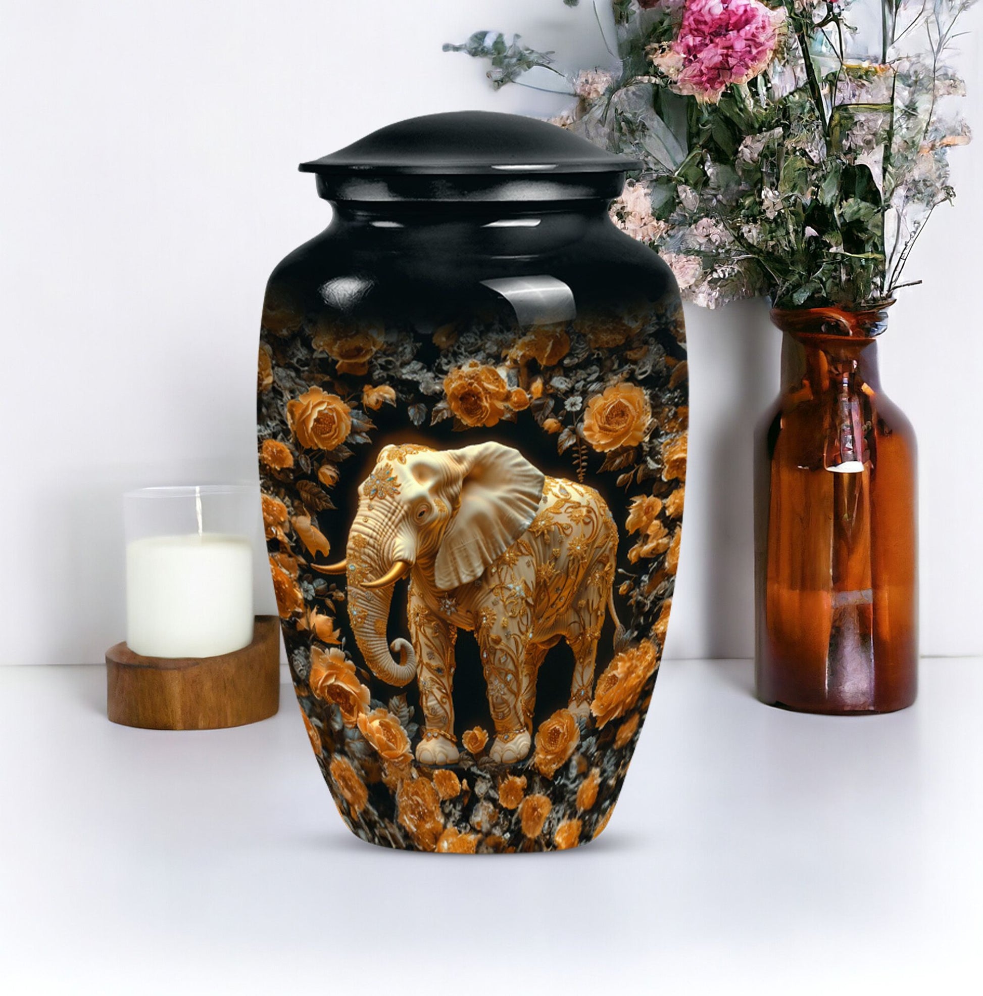 elephant urn for ashes