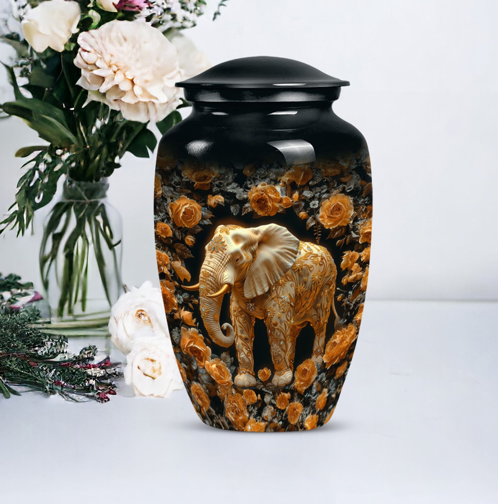 elephant urn for ashes