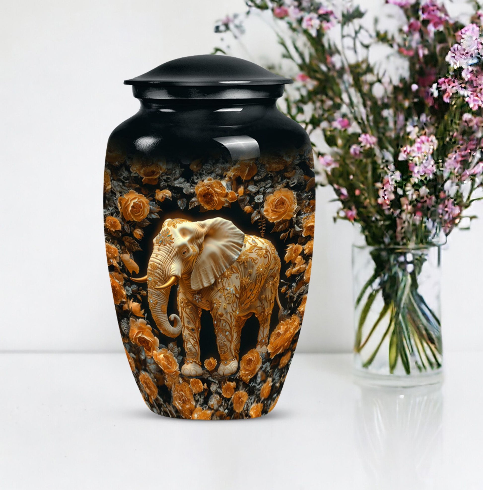 elephant urn for ashes