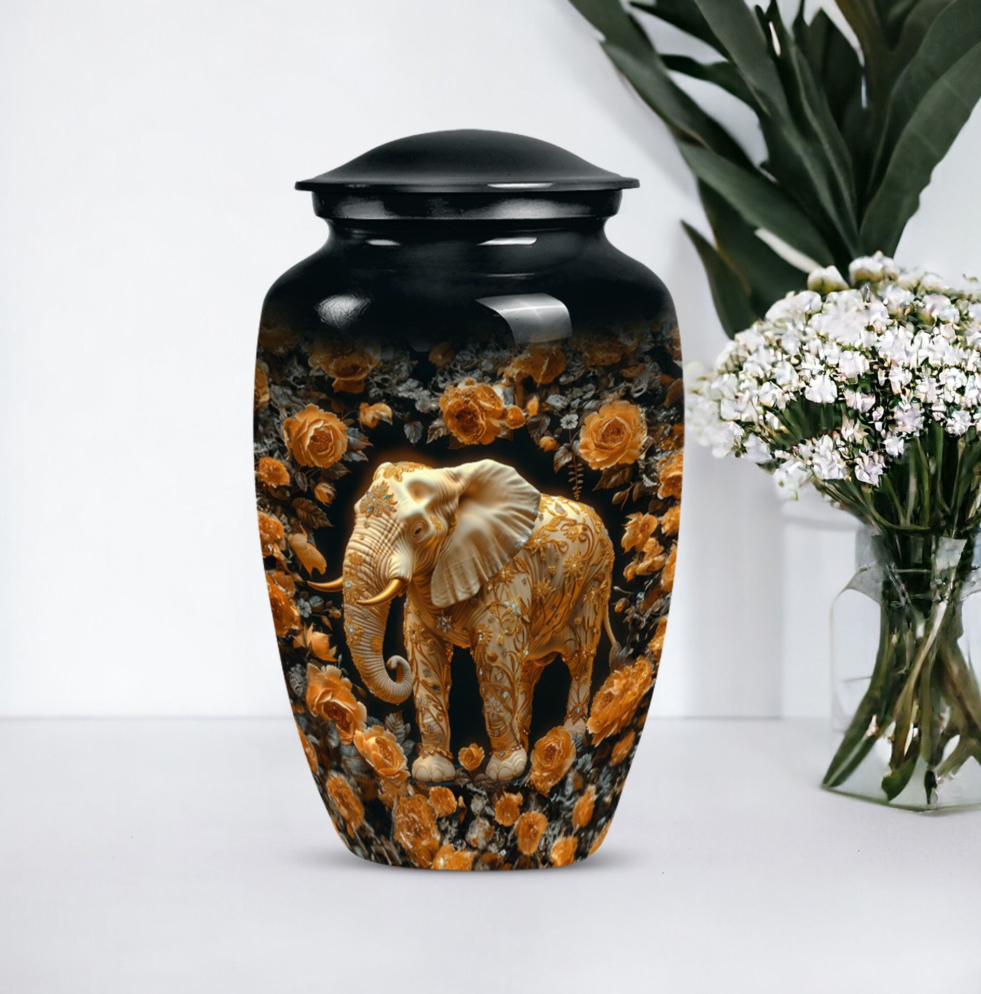 elephant urn for ashes