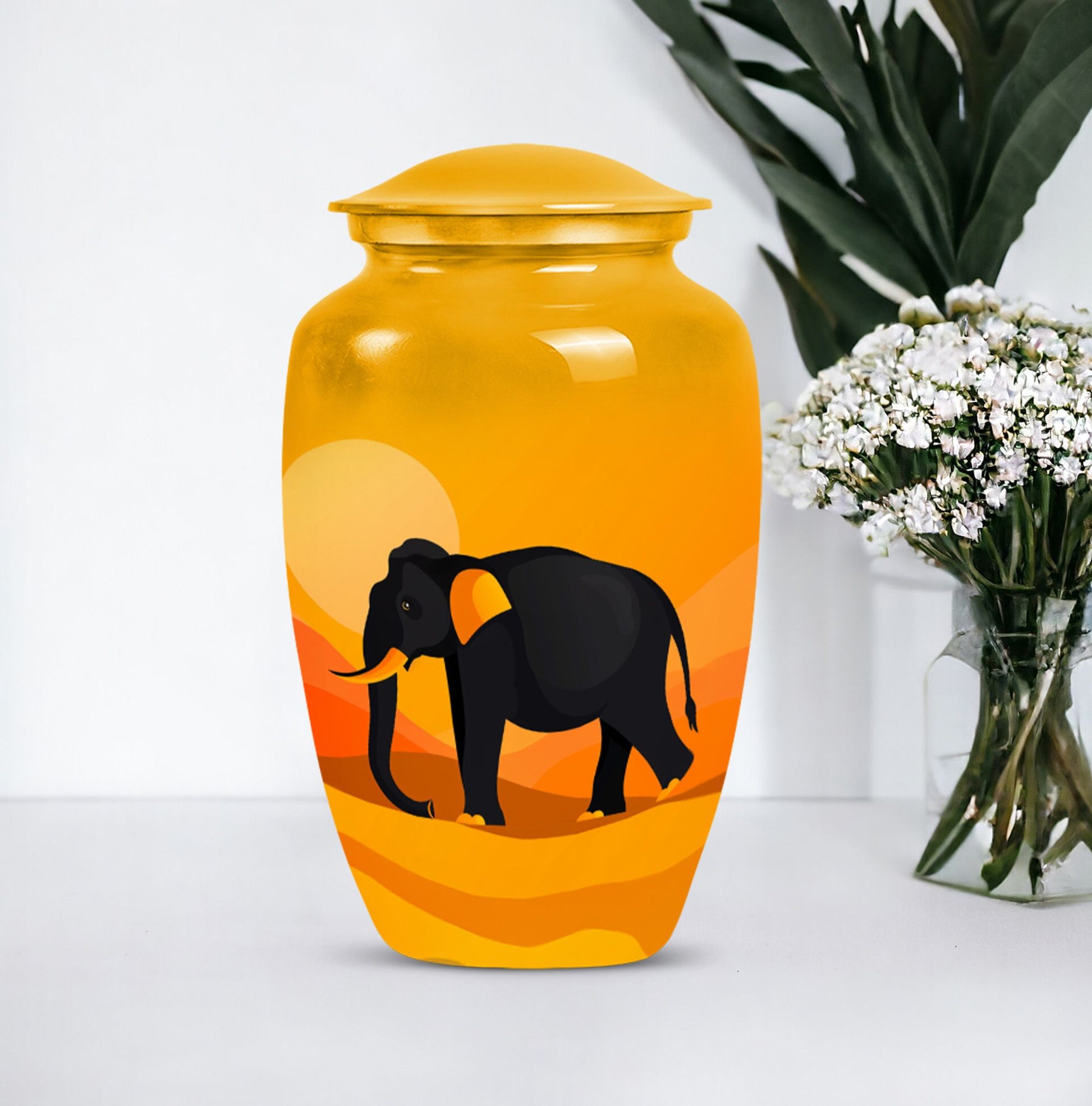  elephant urn,