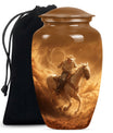 cowboy urn