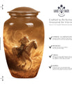 cowboy urn